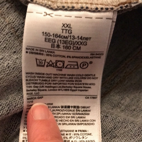Gap Boys stretch jean, size XXL - Picture 6 of 6